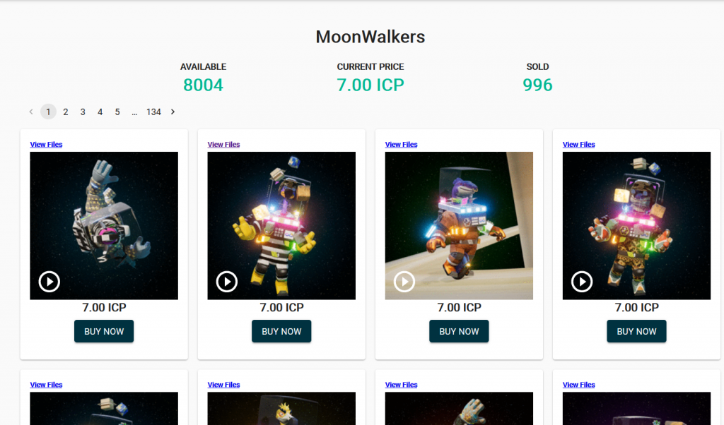 MoonWalkers ICP